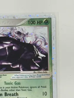 Pokemon TCG Muk ex 96/97 Dragon Holo Silver Border - Image 3
