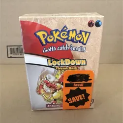 Pokemon Fossil Lockdown Theme Deck Wizards of the Coast Sealed 1999 - Image 1