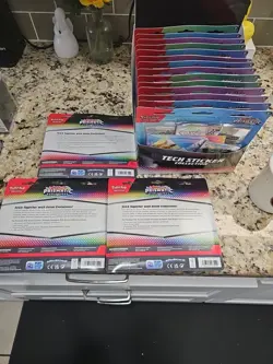 17 Pokemon TCG Prismatic Evolutions Tech Sticker Collection All Sealed 51 Packs - Image 5