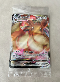 NEW SEALED Eevee VMAX SWSH087 Black Star Promo Full Art Holo Pokemon TCG 2021 - Image 1
