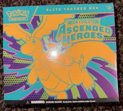 New Sealed Pokemon Ascended Heroes ETB Elite Trainer Box In Hand - Image 1
