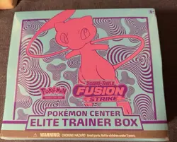 Pokemon TCG Sword & Shield Fusion Strike Elite Trainer Box English Mew - Image 1