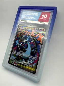 Pokemon Tcg Mega Charizard X EX 023 UPC Promo Graded ACE 10 Perfect Sub Grades - Image 2