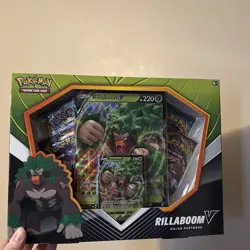 Pokemon TCG Rillaboom V Galar Partners Box Factory Sealed HTF BRAND NEW SEALED - Image 1