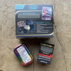 Pokemon Phantasmal Flames ETB + Ascending hero tin + MEGA EVOLUT Booster Bundle - Image 2