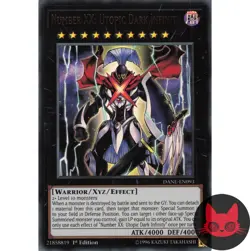 Yugioh Number XX: Utopic Dark Infinity DANE-EN093 Ultra Rare 1st Edition NM - Image 1