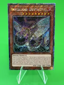 Yu-Gi-Oh Quarter Century Stampede Infernoid Devyaty PSR RA04-EN248 NM!!! - Image 1