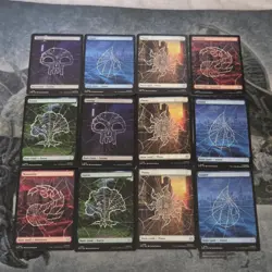 MTG Spider-Man • Full Art Lands Mix Lot ◇ 12 - Image 1