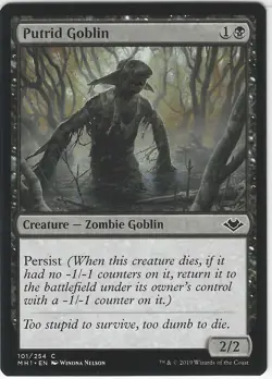 MTG Magic the Gathering Putrid Goblin Modern Horizons NM - Image 3