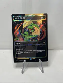 SUPER COMBO (BORDERLESS) (SURGE FOIL) (095) Teenage Mutant Ninja Turtles - Image 1