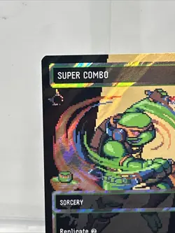 SUPER COMBO (BORDERLESS) (SURGE FOIL) (095) Teenage Mutant Ninja Turtles - Image 2