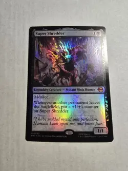 Super Shredder Foil - M0083 - Teenage Mutant Ninja Turtles - MTG - NM - Image 1