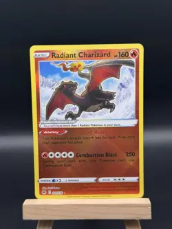 Pokemon TCG Radiant Charizard Crown Zenith 020/159 Holo Radiant Rare B - Image 1