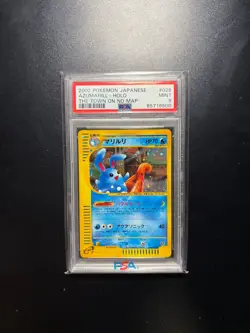 2002 Pokemon Azumarill Town on No Map #026 PSA 9 - Image 1