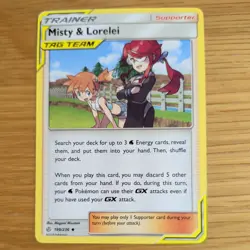 MISTY & LORELEI 199/236 POKEMON CARD (COSMIC ECLIPSE SET) - Image 2