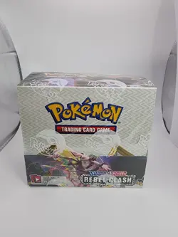 Pokemon TCG Sword Shield Rebel Clash Booster Box NEW FACTORY SEALED - Image 1