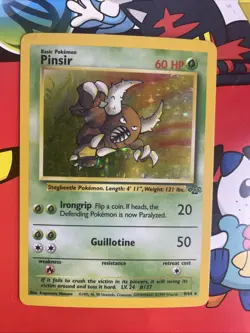 Pinsir 9/64 Jungle Holo Rare Holographic Vintage 1999 WOTC Pokemon LP - Image 1