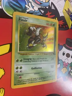 Pinsir 9/64 Jungle Holo Rare Holographic Vintage 1999 WOTC Pokemon LP - Image 2