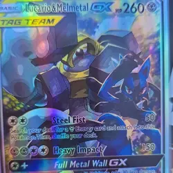 The Pokemon Company Lucario & Melmetal GX SM192 Promo Holo Basic 260 HP - Image 1