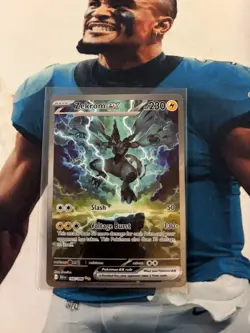 2025 Pokemon Zekrom ex 166/086 Black Bolt Secret Rare SIR NM/Mint - Image 1