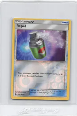 Repel 130/149 -REVERSE HOLO - Sun & Moon Base - Uncommon - POKEMON CARD - NM - Image 1