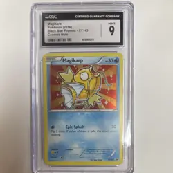 Pokemon TCG Magikarp XY143 Black Star Promo Cosmos Holo XY CGC 9 - Image 1