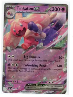 Pokemon Scarlet & Violet Black Star Promo - Tinkaton ex SVP 031 - Image 1