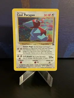 Pokemon TCG Cool Porygon 15 Holo Black Star Promo - Image 1