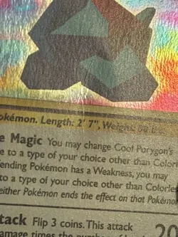 Pokemon TCG Cool Porygon 15 Holo Black Star Promo - Image 3