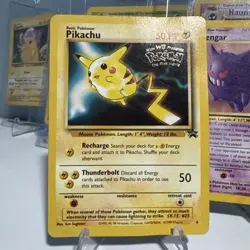 Pikachu #4 - Black Star Promo - Pokemon: The First Movie Promo - WOTC Promo - LP - Image 1