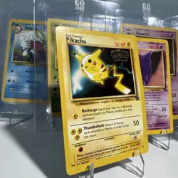 Pikachu #4 - Black Star Promo - Pokemon: The First Movie Promo - WOTC Promo - LP - Image 2