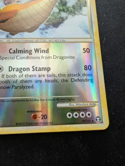 Mint Pokemon Reverse Holo Dragonite Triumphant 18/102 - Image 5