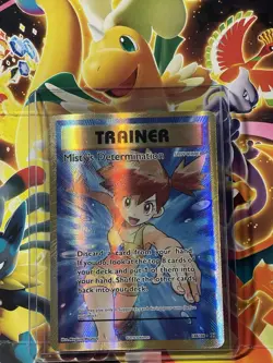 Pokemon Misty's Determination Full Art Ultra Rare Holo 108/108 Evolutions TCG - Image 1
