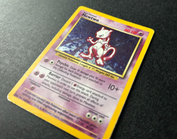 Mewtwo Holo - Pokemon Base Set Unlimited - 10/102 - HP Condition Holo Bleeding - Image 4