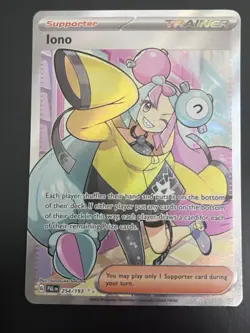 Iono 254/193 NM/M Illustration Rare IR - Paldea Evolved Trainer Pokemon TCG - Image 1