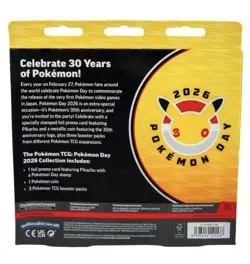 Pokemon TCG: 2026 Pokemon Day 30th Anniversary Collection Box - SEALED! - Image 2