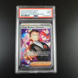 PSA 9 Team Rocket's Giovanni 238/182 Pokemon Destined Rivals Full Art Graded - Image 1