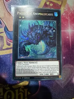 Paleozoic Anomalocaris - MP25-EN137 - Prismatic Secret Rare YuGiOh - Image 1