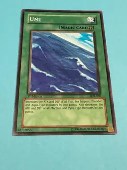 Lightly Played - Umi - LOB-050 - Common - 1st Edition - YuGiOh - Image 1