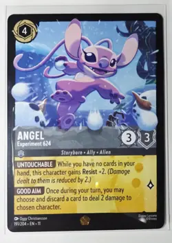 Disney Lorcana Winterspell/Angel Experiment 624 Legendary Non-foil - Image 1