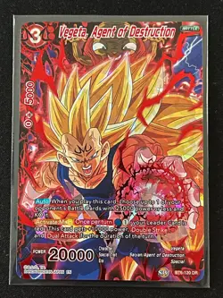 Dragon Ball Super Card Game Vegeta, Agent of Destruction DR Foil Card BT6-120 - Image 1
