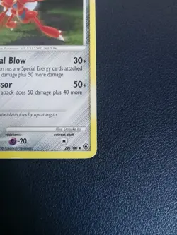 Pokemon Card Scizor 29/100 D&P Majestic Dawn Non-Holo Rare - Image 5