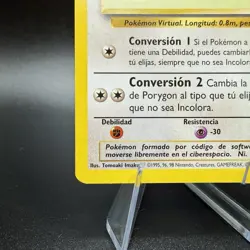 (Spanish) Pokemon TCG Porygon 39/102 Base Set Regular Uncommon Card NM Condition - Image 4