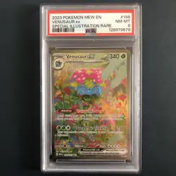 Venusaur ex 198/165 PSA 8 Pokemon Card S&V MEW 151 Set Illustration Rare - Image 1