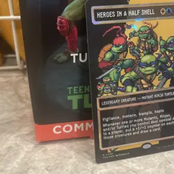 Surge foil, borderless Heroes in a Half Shell TMNT MTG Card - Image 3