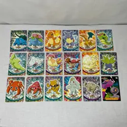 Pokemon Topps Series 1 -- 18 Card Lot -- Charizard Blue Label! - Image 1