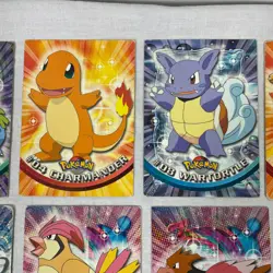 Pokemon Topps Series 1 -- 18 Card Lot -- Charizard Blue Label! - Image 4