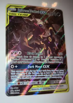 Pokemon Card Umbreon & Darkrai GX SM241 NM Mint Promo Sun Moon PSA Fast USA Ship - Image 3