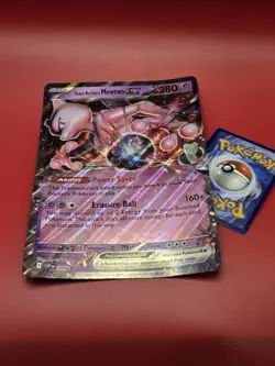 Team Rocket's Mewtwo SVP 205 Pokemon Card Black Star Promo Destined Rivals Jumbo - Image 1