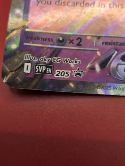 Team Rocket's Mewtwo SVP 205 Pokemon Card Black Star Promo Destined Rivals Jumbo - Image 2